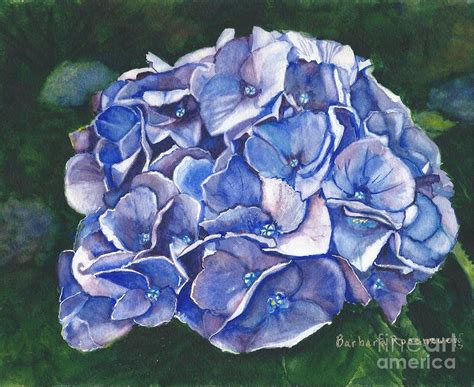 Blue Hydrangea Painting at PaintingValley.com | Explore collection of ...