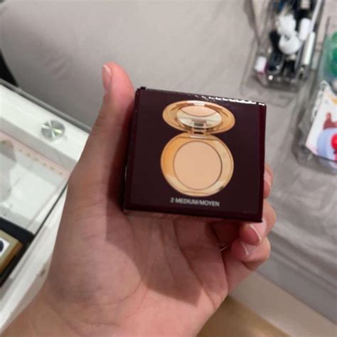 mini charlotte tilbury pressed powder in medium 🫶🏼... - Depop