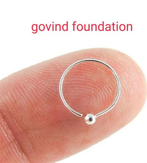 how to open a nose ring with ball