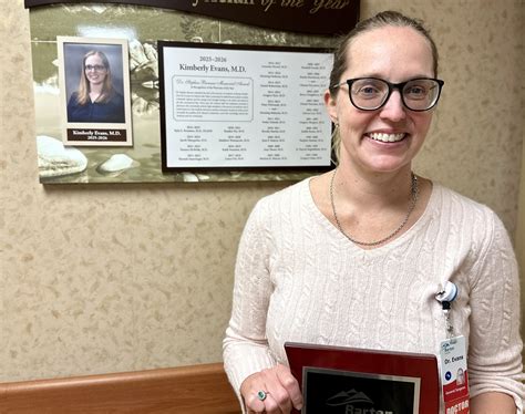 Dr. Kimberly Evans honored as Barton Health’s Physician of the Year