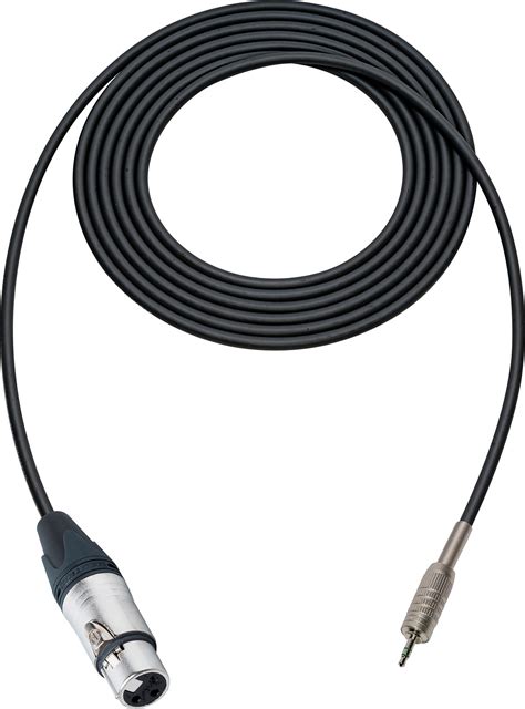 Canare Star-Quad XLR Female to 3.5mm Stereo Mini Plug Audio Cable 100 ...