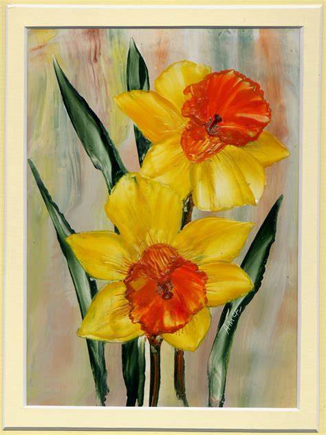 Daffodils - Floral Painting