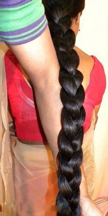 on Long indian hair