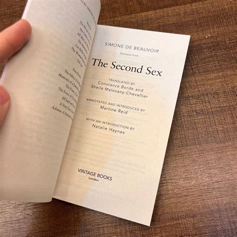 The Second Sex - Simone de Beauvoir (Brand New Stock) Vintage Feminism ...