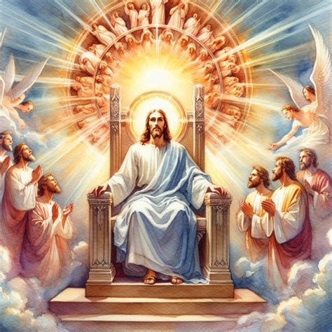 great throne  god artwork bible art