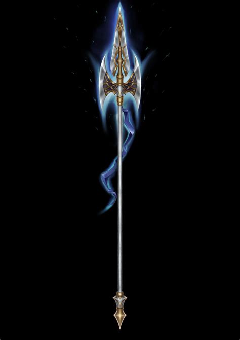 artstation fantasy weapons royal spear jordan hartley