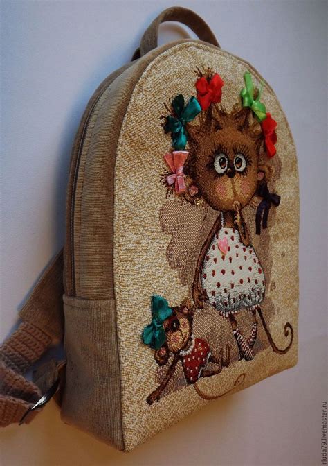 Рюкзак детский для девочки 'Обезьянка' гобелен | Coin purse, Purses, Bags