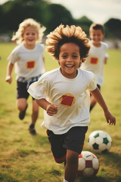 Premium AI Image | Kids love sports An active lifestyle is the key to ...