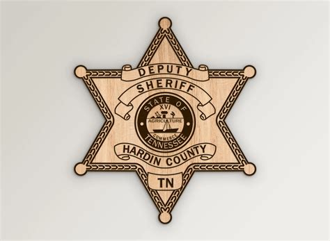 Hardin County Tennessee Sheriff Deputy Badge SVG Vector Files | Vector911