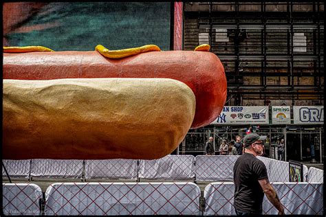 york hosts  worlds largest hot dog  times square la voce