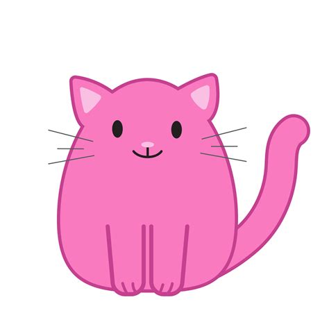 Pink Cat In Cartoon at Joe Hinton blog