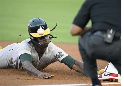 lawrence butler brent rooker continue power surge  july  athletics