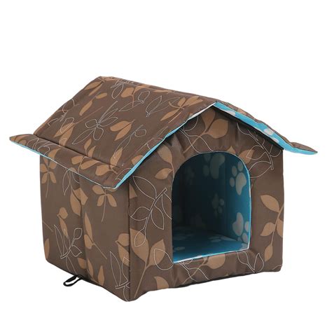 Outdoor Feral Cats Warm House, Weatherproof Small Dogs Winter Warm Cave