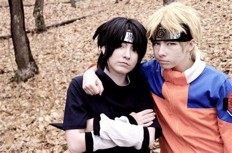 Here Cain and Misha. — Naruto - Sasuke Uchiha, Naruto Uzumaki (Cosplay)