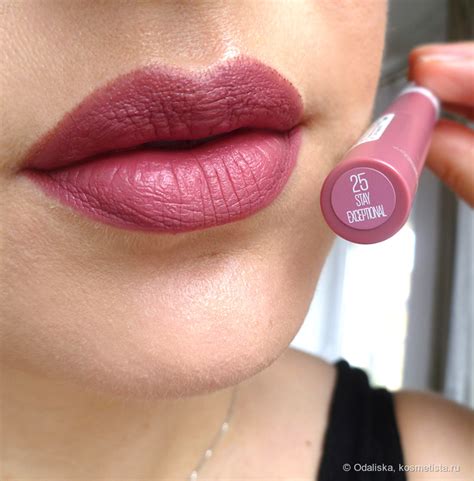 Стойкая помада Maybelline Super Stay Ink Crayon #25 Stay Exceptional ...