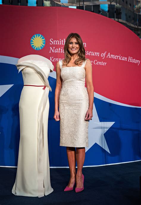 Smithsonian Accepts First Lady Melania Trump’s Inaugural Gown
