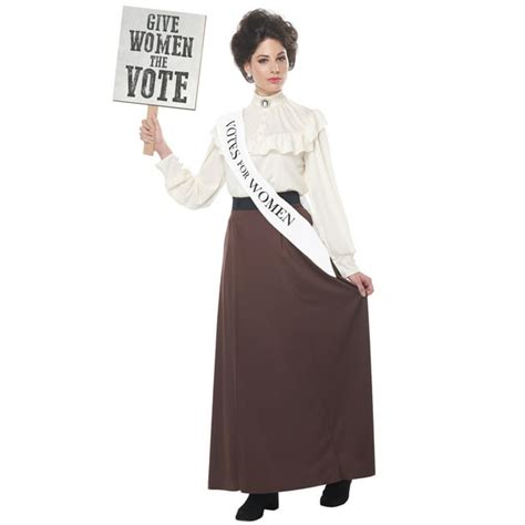 English Suffragette Adult Costume - Walmart.com - Walmart.com