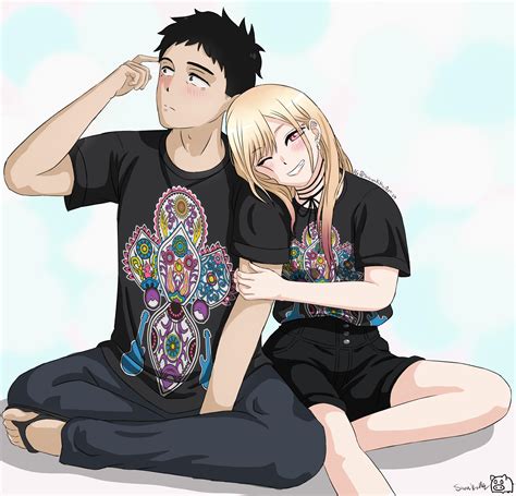 Wakana Gojo and Marin Kitagawa : r/fanart