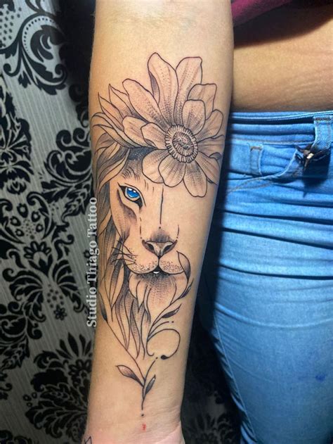 Leao No Braço Feminino - Tattoo leão feminino no braço | Tattoo braço, Tattoo feminina, Braço