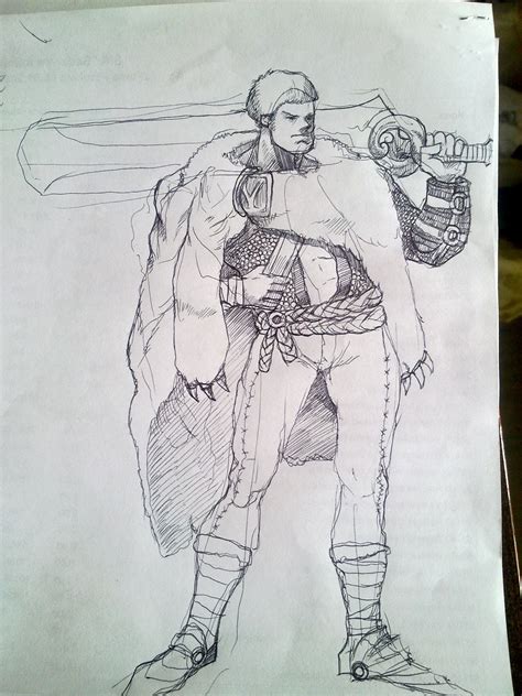 fighter sketch