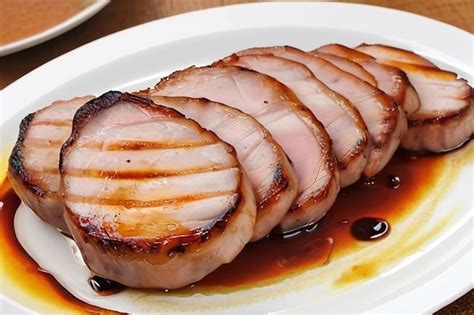 premium photo grilled pork