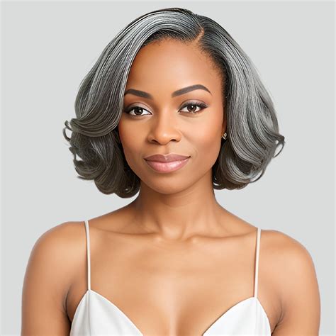 wigs  ladies short hair medium differentiated fiber headgear