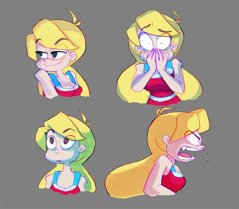 Ria Expression Sheet Heads by AGG-ArtistGamerGal on Newgrounds