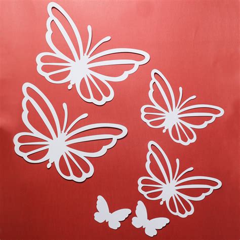 butterfly cut out pattern 2