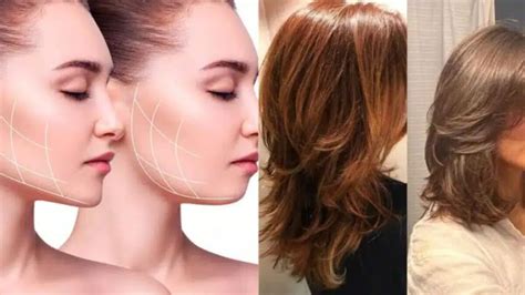 40 Anos Rosto Redondo Cabelo Repicado Médio Liso - 17 Ideias de Corte Repicado Médio Liso que Alongam Rosto Redondo