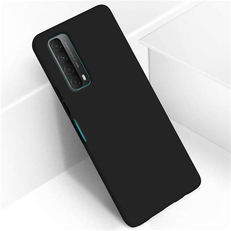 Back Cover For Huawei P smart 2021 Semi-rigid Soft Touch Compatible QI