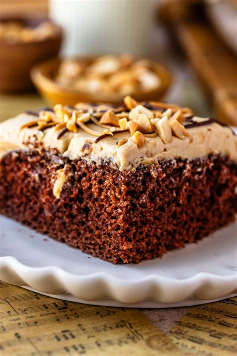 Peanut Butter Cake With Chocolate Icing Chocolate Peanut Butter Cake