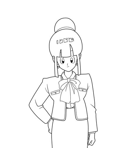 Dragon Ball Chi-Chi coloring pages