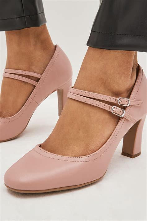 Buy Nude Pink Regular/Wide Fit Forever Comfort® Mary Jane Shoes from