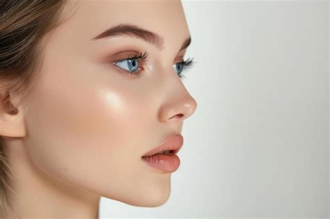 premium photo beautiful young woman  clean fresh skin