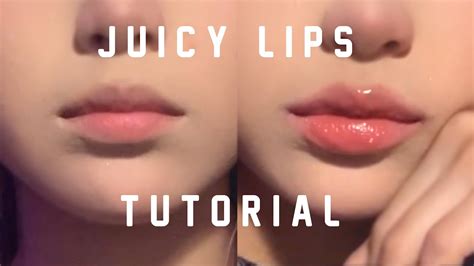 Juicy lips Makeup tutorial (easy) - YouTube