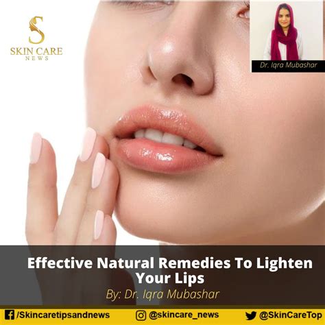 Effective Natural Remedies To Lighten Your Lips