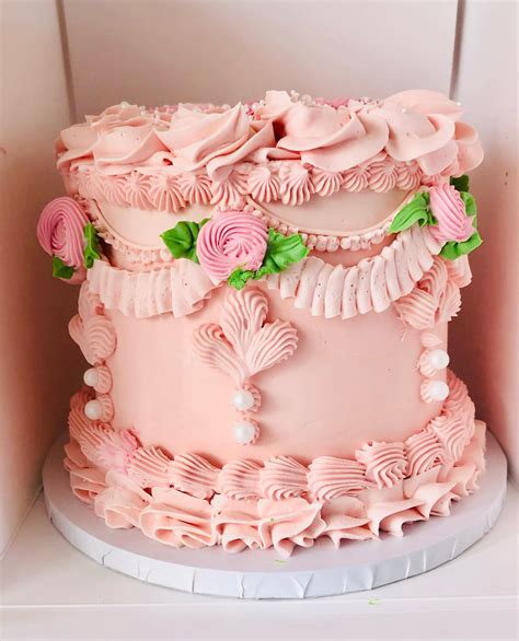 VickyLauren Desserts - Isn’t she lovely? A pink birthday cake with