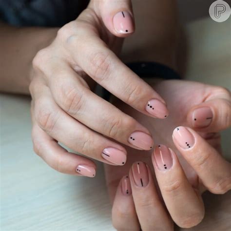 Unhas Simples E Elegantes Curtas - Unhas curtas com nail art! 30 fotos para inspirar designs elegantes ...