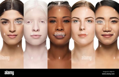 nationality  beauty standards collage   women