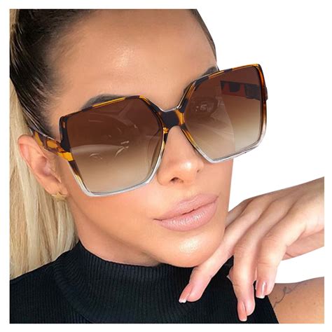 iHPH7 Oversized Square Sunglasses for Women, Oversized Shades Retro