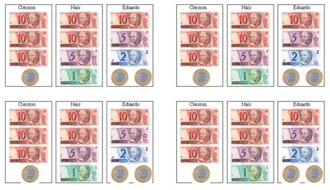 Jogo Sistema Monetário Para Imprimir - Atividades com Sistema Monetário para Imprimir - SÓ ESCOLA