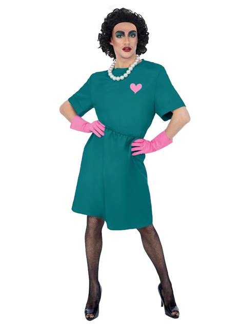 Smiffys Rocky Horror Show Frank N Furter Surgical Costume, Gown, Gloves