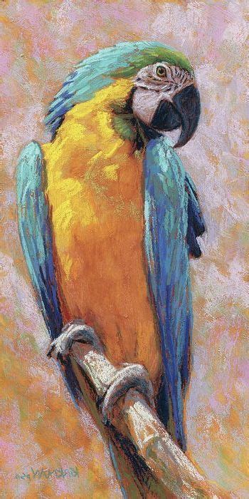 Colorful Parrot Painting | Canvas Painting Projects