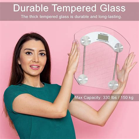 Accu-Measure Digital Scale - Accurate & Precise Bathroom/Home Scale