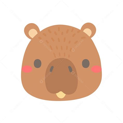 Capivara Desenho De Frente