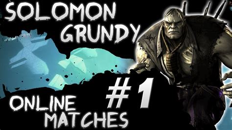 Injustice - Solomon Grundy Online Matches #1 - Doomsday. - YouTube