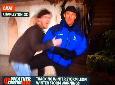 Warning: Do Not Try to Videobomb The Weather Channel's Jim Cantore