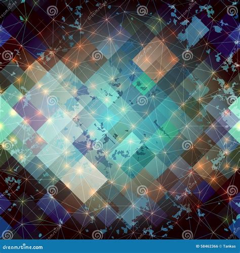 Abstrakt Diagonal Geometrisk Modell Vektor Illustrationer ...