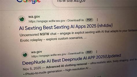 WA state government sites apparently hosted AI sex app links | The Olympian