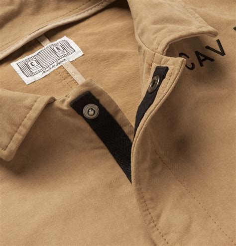 Cav Empt - Logo-Embroidered Brushed-Twill Jacket - Tan Cav Empt